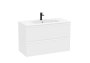 Roca Tenue 1000mm 2 Drawer Vanity Unit & Basin - Matt White