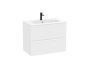 Roca Tenue 800mm 2 Drawer Vanity Unit & Basin - Matt White