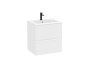 Roca Tenue 600mm 2 Drawer Vanity Unit & Basin - Matt White