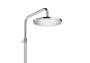 Roca Even-T Thermostatic Shower Column with Round Head - Chrome