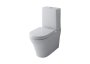 TOTO MH Close-Coupled Rimless Toilet with Tornado Flush