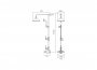 Booth & Co. Axbridge Cross 2 Outlet Exposed Shower Column - Nickel