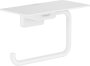 Hansgrohe Addstoris Roll Holder with Shelf - Matt White