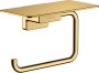 Hansgrohe Addstoris Roll Holder with Shelf - Polished Gold-Optic