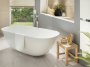 Villeroy & Boch Theano 1550 x 750mm Freestanding Bath - White Alpin