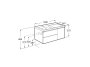 Roca Domi 1000mm Two Drawer Vanity Unit with One Door & Left Hand Basin - Nordic Ash