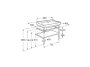 Roca Carmen 800mm Base Unit with Shelf & Basin