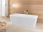 Villeroy & Boch Squaro Edge 12 1800 x 800mm Freestanding Bath - White Alpin