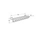 Roca Victoria 600mm Towel Rack - Chrome