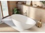 Roca Kauai 1600mm Freestanding Oval Bath with Drain - White