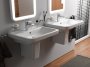 TOTO CF 650mm Square Basin with 1 Tap Hole & Overflow