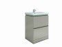 RAK Resort 650mm Floor Standing Basin Unit - Matt Grey