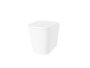 The White Space Anon Rimless Back To Wall Toilet - White