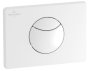 Villeroy & Boch ViConnect 100S Dual Flush Plate - White