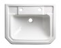 Tavistock Vitoria 550mm Semi-Recessed 2 Tap Hole Basin