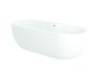 Trojan Alcora 1415 x 750mm Freestanding Double Ended Bath