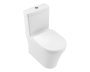 Villeroy & Boch O.Novo Close-Coupled Comfort Height Toilet, Cistern & Soft Close Seat Combi-Pack