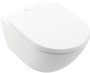 Villeroy & Boch Subway 3.0 Wall-Hung Rimless Washdown Toilet with Twistflush - White Alpin