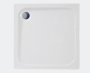 Coram 800 x 800mm Square Stone Resin Shower Tray - White