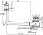 Bette BetteFlow Basin Waste and Overflow Fitting - Chrome