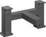 Hansgrohe Vernis Shape 2-Hole Rim Mounted Bath Mixer - Matt Black