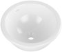 Villeroy & Boch Loop & Friends 380mm Round Under Countertop Basin with Overflow - White Alpin