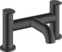 Hansgrohe Vernis Blend 2-Hole Rim Mounted Bath Mixer - Matt Black