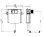 Villeroy & Boch ViConnect 460 x 600 x 145 mm Concealed Cistern for Brick-Wall Construction