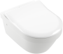 Villeroy & Boch Architectura Wall-Mounted Rimless Washdown Toilet with Directflush - White Alpin