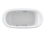 TOTO Round 1700 x 835mm Freestanding Floatation Bath with Grips