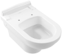 Villeroy & Boch Hommage Wall-Hung Washdown Toilet - White Alpin