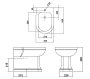 Silverdale Empire Wall Mounted Bidet