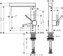 Hansgrohe Finoris Single Lever Basin Mixer 230 with Swivel Spout & Push-Open Waste Set