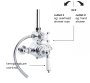 St James Traditional Exposed Thermostatic Shower Valve with Diverter