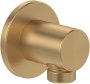 Villeroy & Boch Universal Round Shower Wall Outlet - Brushed Gold