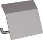 Hansgrohe Addstoris Roll Holder with Cover - Brushed Black Chrome