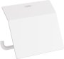 Hansgrohe Addstoris Roll Holder with Cover - Matt White