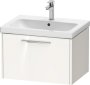 Duravit D-Code 634mm x 460mm 1 Drawer Wall Hung Vanity Unit - Gloss White