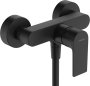 Hansgrohe Rebris E Single Lever Shower Mixer for Exposed Installation - Matt Black