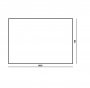 The White Space Rectangle Non-Illuminated Bathroom Mirror - 1000mm X 700mm