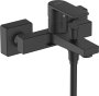 Hansgrohe Vernis Shape Single Lever Bath Mixer for Exposed Installation - Matt Black