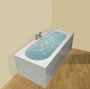 Trojan Cascade 1600x750mm Double-Ended Bath with Encapsulated Baseboard