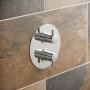 Vado Celsius Round 1 Outlet Thermostatic Shower Valve - Chrome