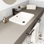 Vitra S20 50 x 37cm Square Countertop Basin