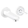 Grohe Eurodisc Joy Wall Mounted Basin Mixer - White