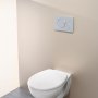 Geberit Sigma 01 Round Dual Flush Plate with Anti-Fingerprint Coating - Matt Chrome