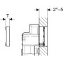 Geberit Sigma 60 White Glass Dual Flush Plate