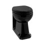 Burlington Back-To-Wall Toilet - Jet Black