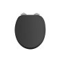 Burlington Back-To-Wall Toilet - Jet Black