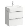 Laufen Space 535mm Two Drawer Vanity Unit - Matt White